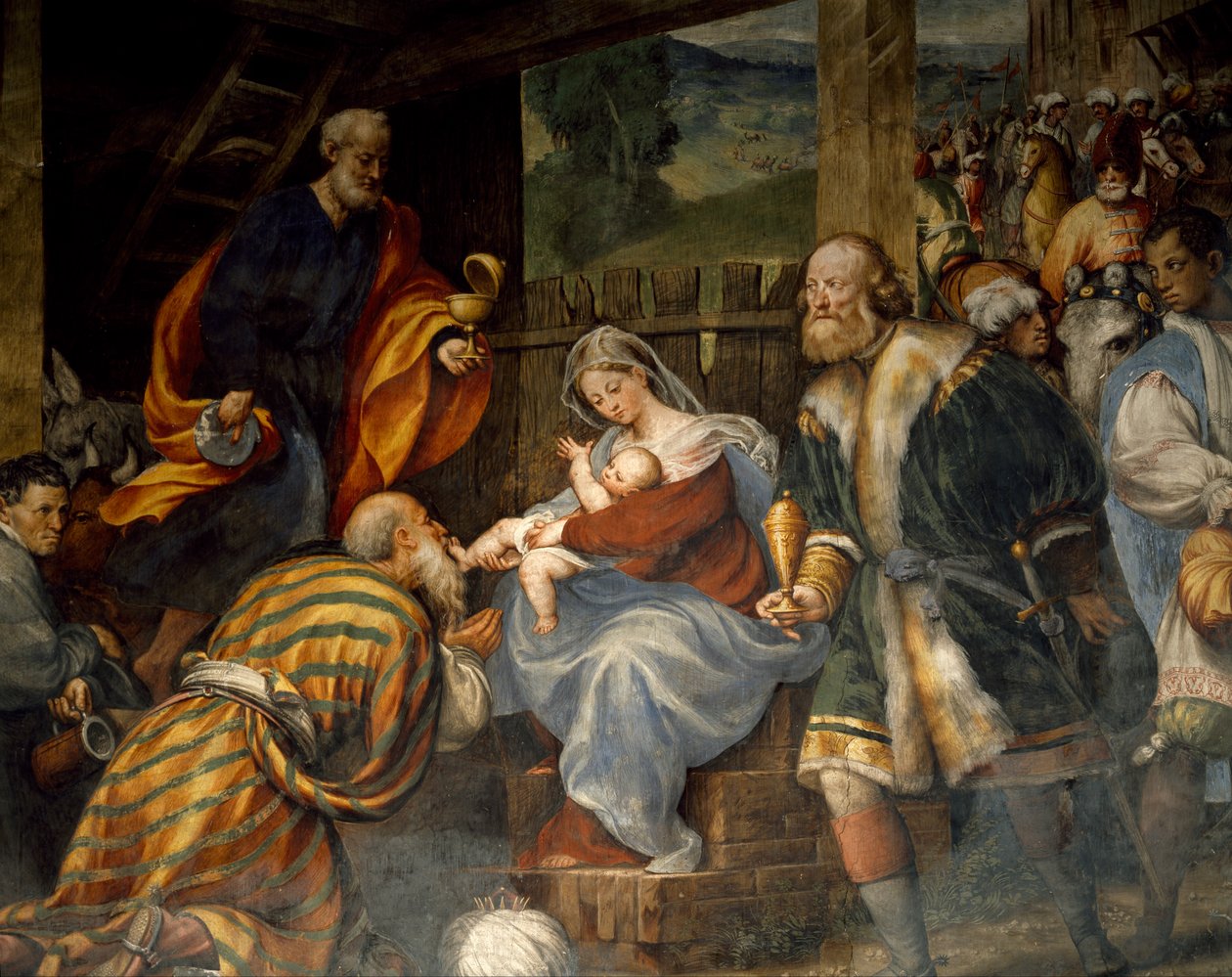 Tilbedelse af Magi af Giovanni Antonio Pordenone