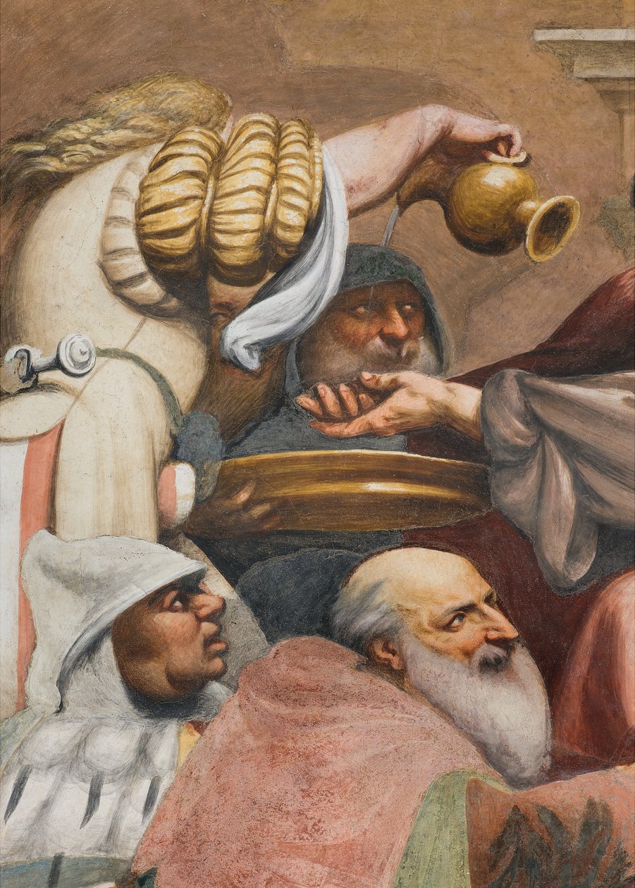 Central Aave, tredje spænd syd, klatre til Golgata, Il Pordenone af Giovanni Antonio Pordenone