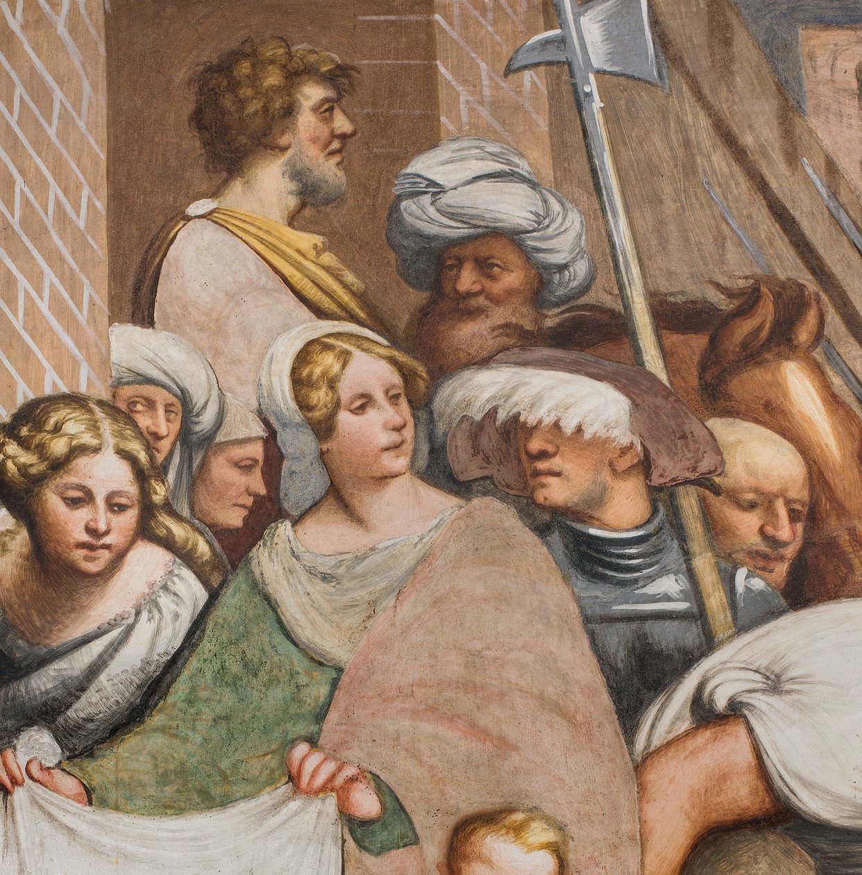 Centralskib, Andet Sydspan, Jesus falder under korset, Il Pordenone af Giovanni Antonio Pordenone
