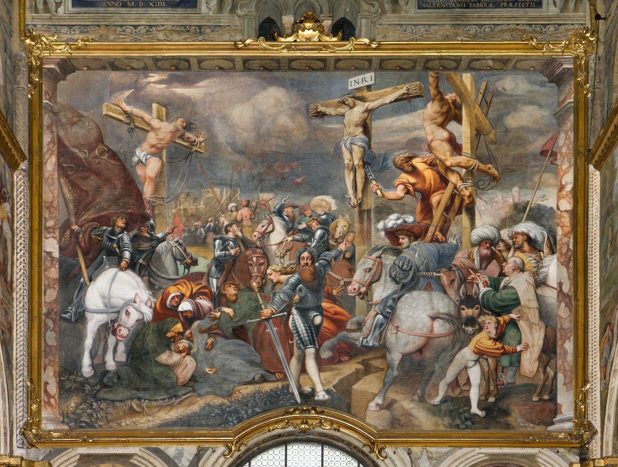 Counterfaccata, IL Pordenone, Crucifixion 1520-21 af Giovanni Antonio Pordenone