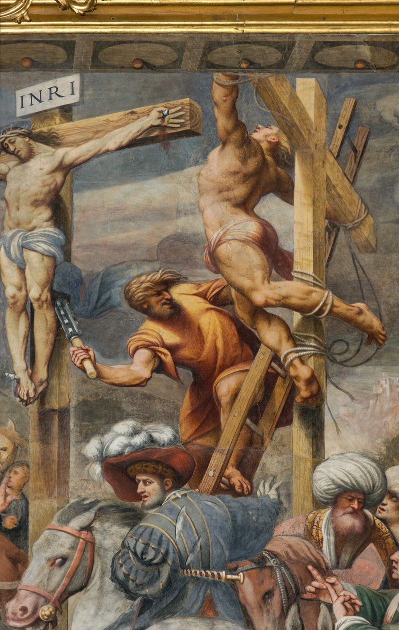 Counterfaccata, IL Pordenone, Crucifixion 1520-21, Detail af Giovanni Antonio Pordenone