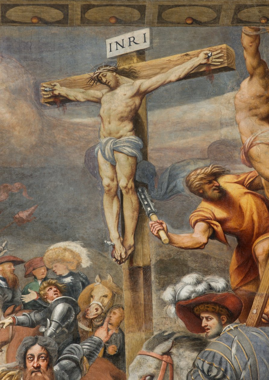 Counterfaccata, IL Pordenone, Crucifixion 1520-21, Detail af Giovanni Antonio Pordenone