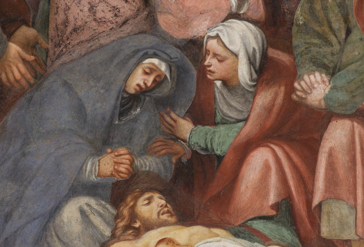 Counterfaccata, IL Pordenone, Deposition 1522, Detail af Giovanni Antonio Pordenone