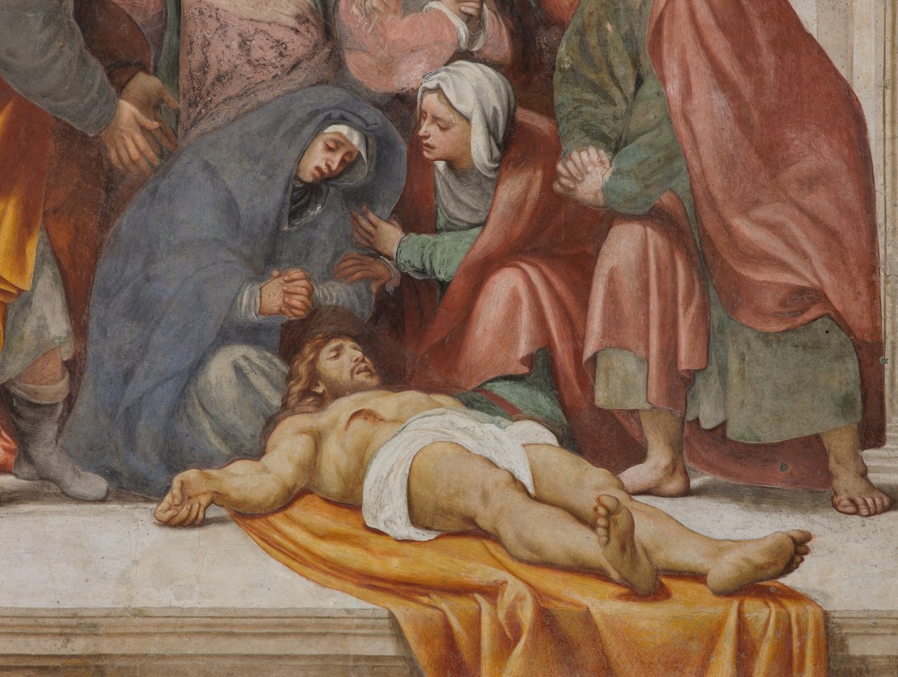 Counterfacata, IL Pordenone, Deposition 1522, Detail af Giovanni Antonio Pordenone