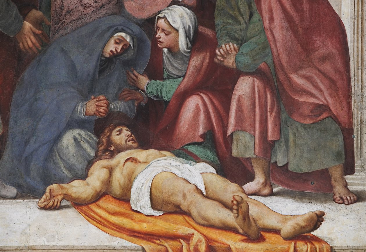 Deponering, detalje på 2562706 af Giovanni Antonio Pordenone