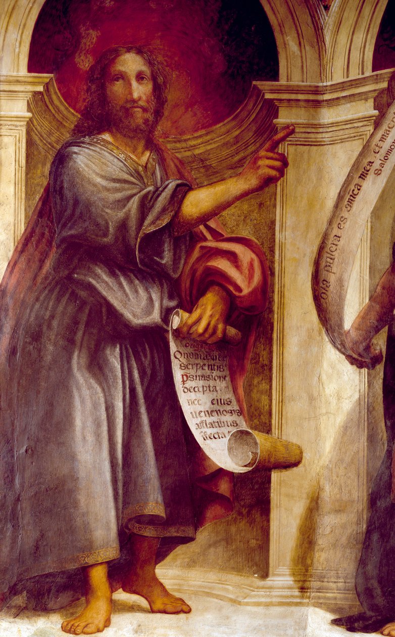 Profeten Esajas, detalje fra St Anne