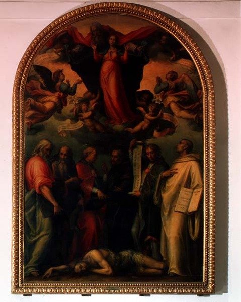 Kirkens lægers strid om den ubesmittede undfangelse af Giovanni Antonio Sogliani