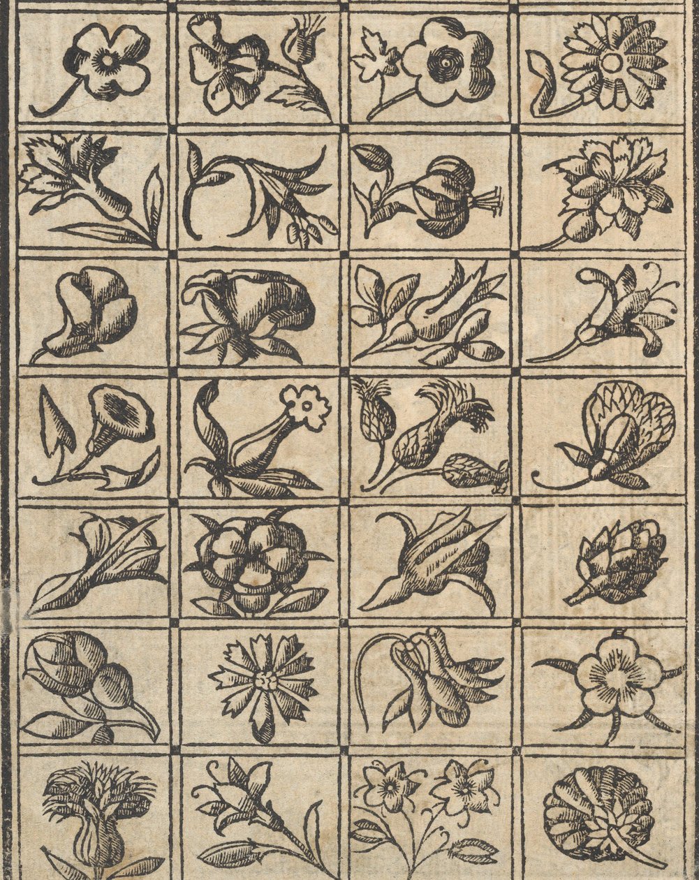 Eksempel på recammi, side 10 verso, 1530. af Giovanni Antonio Tagliente