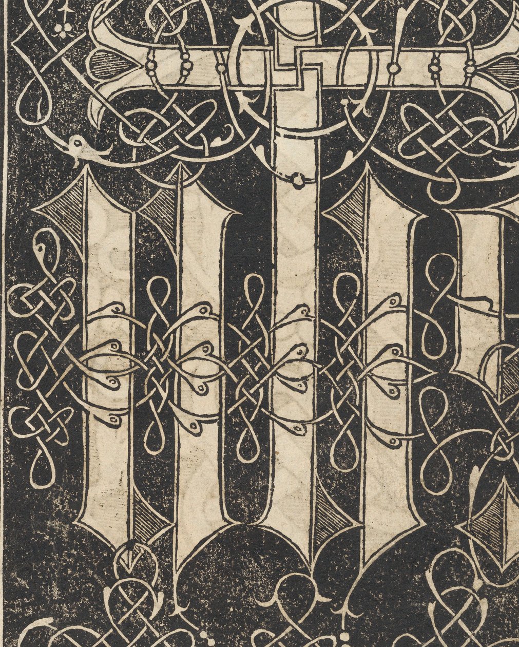 Eksempel på recammi, side 17 recto, 1530. af Giovanni Antonio Tagliente