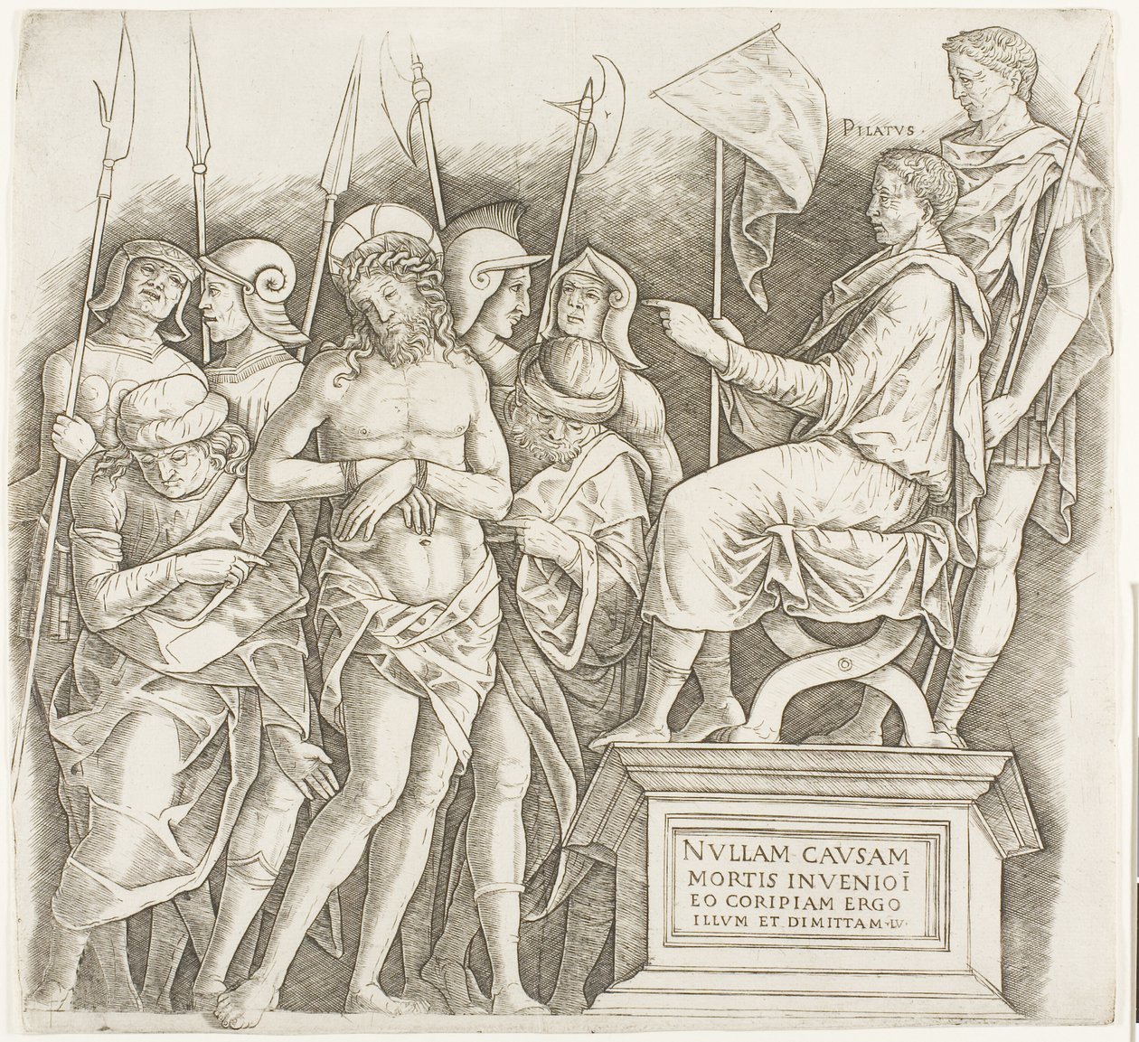 Kristus før Pilatus af Giovanni Antonio da Brescia