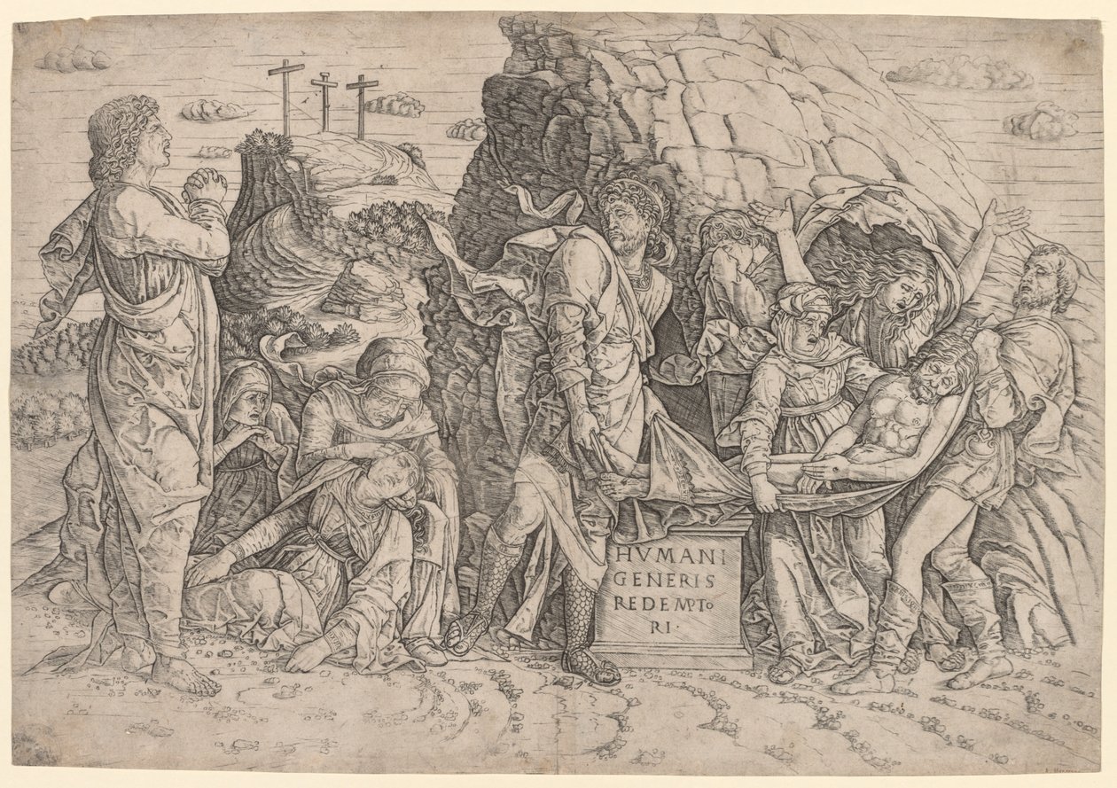 Begravelse, c. 1509. af Giovanni Antonio da Brescia