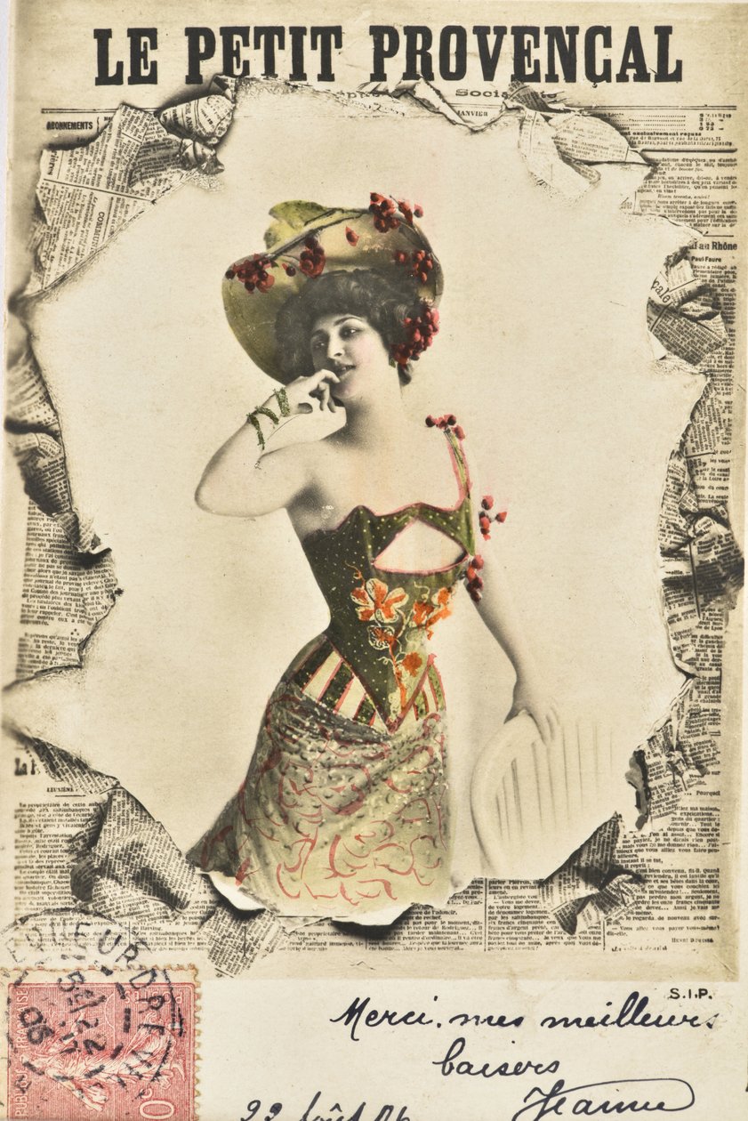 Postkort: Journal Le Peer Provencal - datering 1906 af Phillipe de Marlier