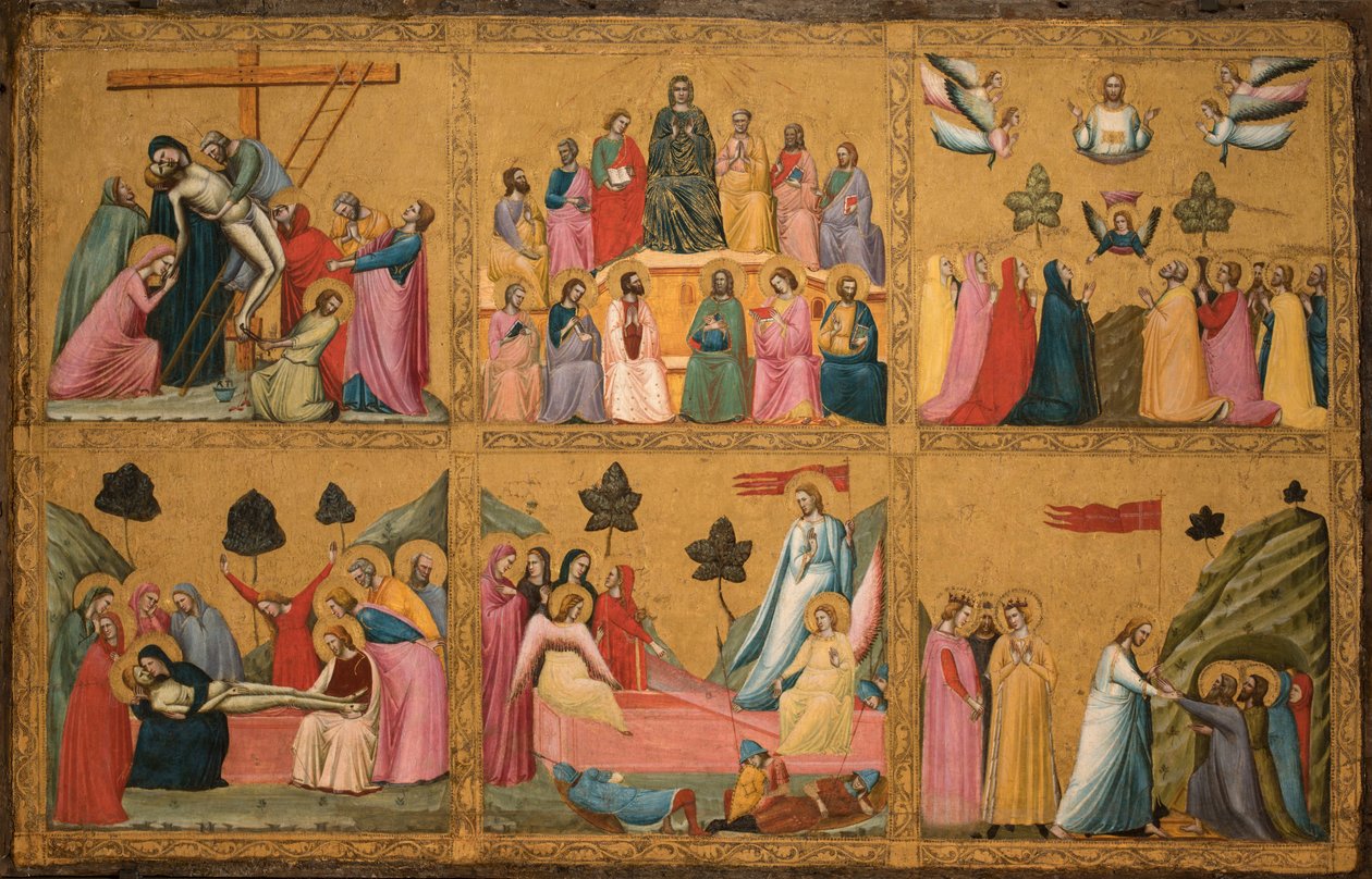 Italiensk: Storie della Passione di Cristo Episoder af Kristi lidelseshistorie af Giovanni Baronzio