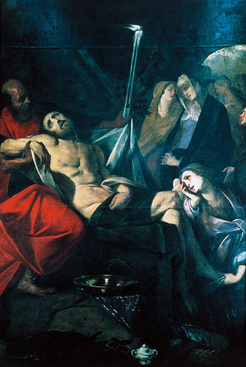 Kristi aflejring i graven af Giovanni Battista  Crespi