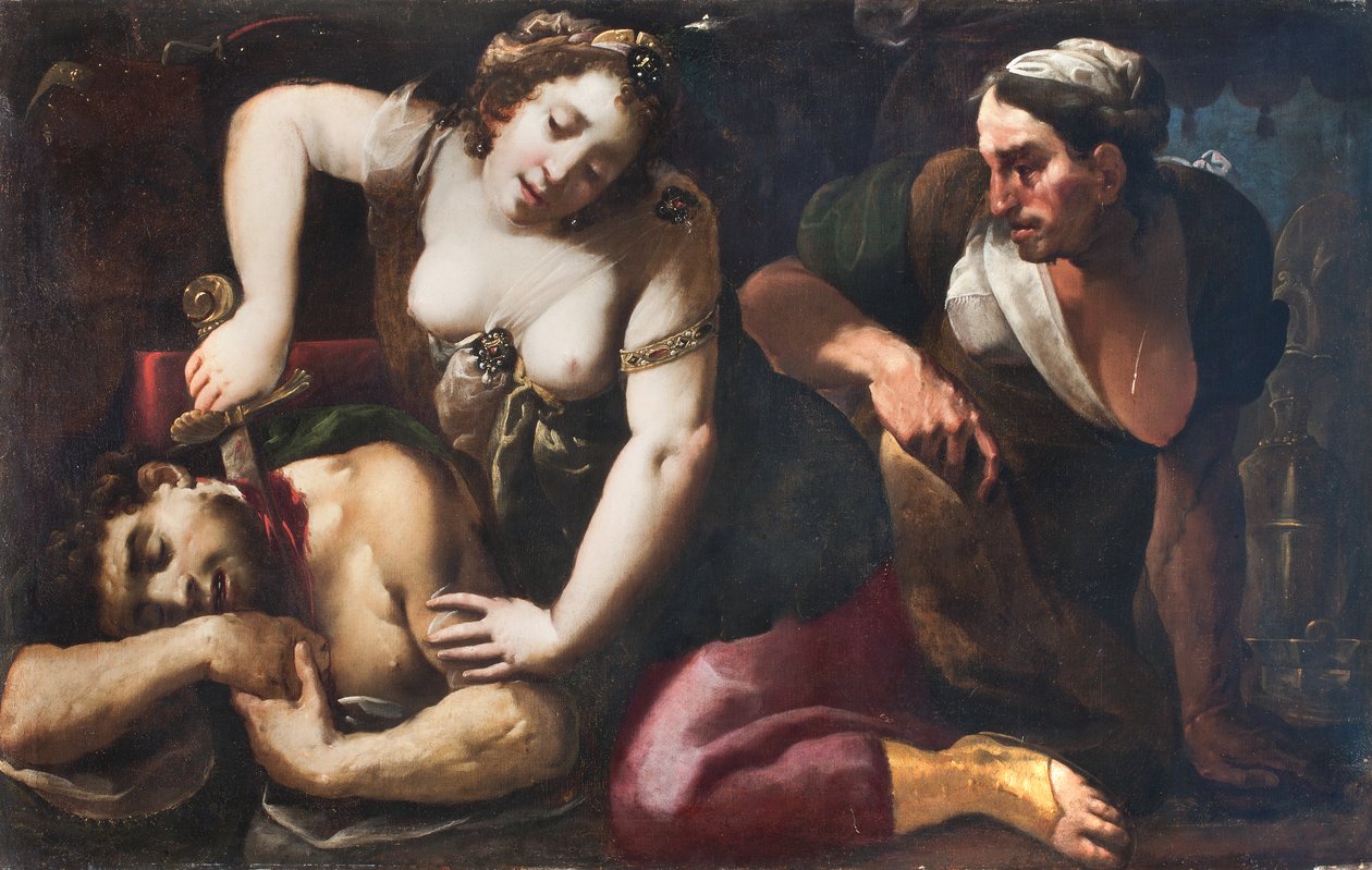 Judith halshugger Holofernes af Giovanni Battista (1567 1633) Crespi