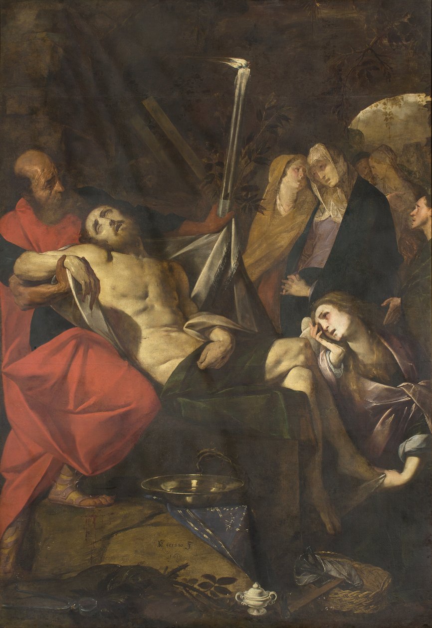 Kristi klagesang af Giovanni Battista  Crespi