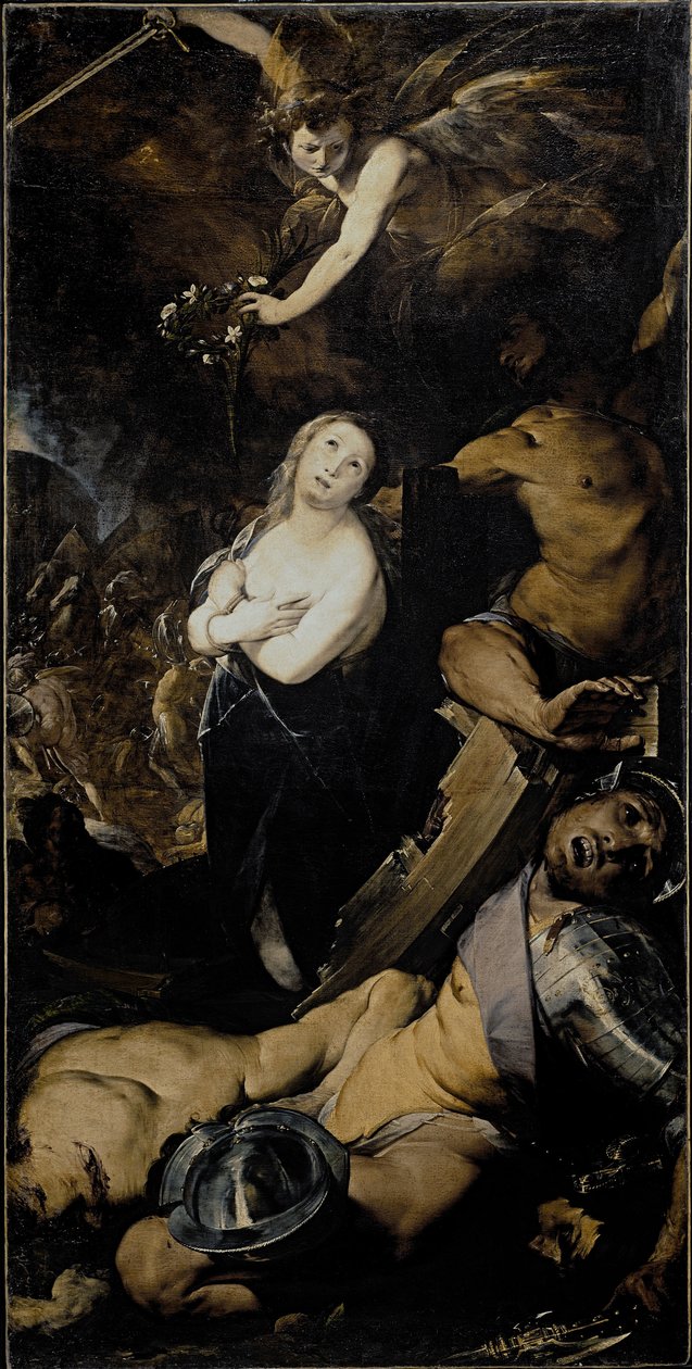 The Martyrium of St Catherine Maleri af Cerano (Giovan Battista Crespi) (1567 / 8-1632) Milano, Santa Maria presso San Celso Italien af Giovanni Battista  Crespi