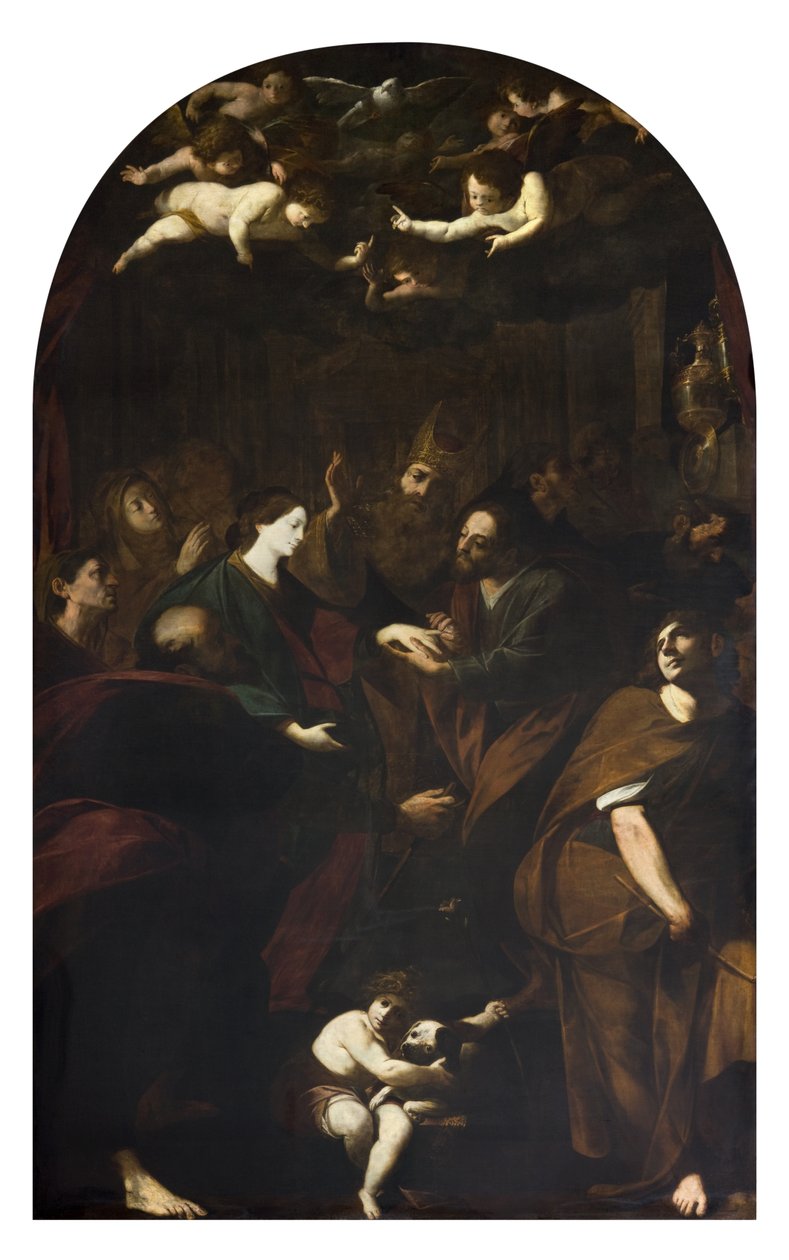 Jomfruens ægteskab af Giovanni Battista and Gherardini Melchiorre Crespi