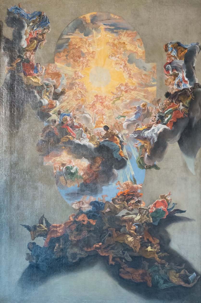 Jesu navns triumf af Giovanni Battista (1639-1709) Gaulli