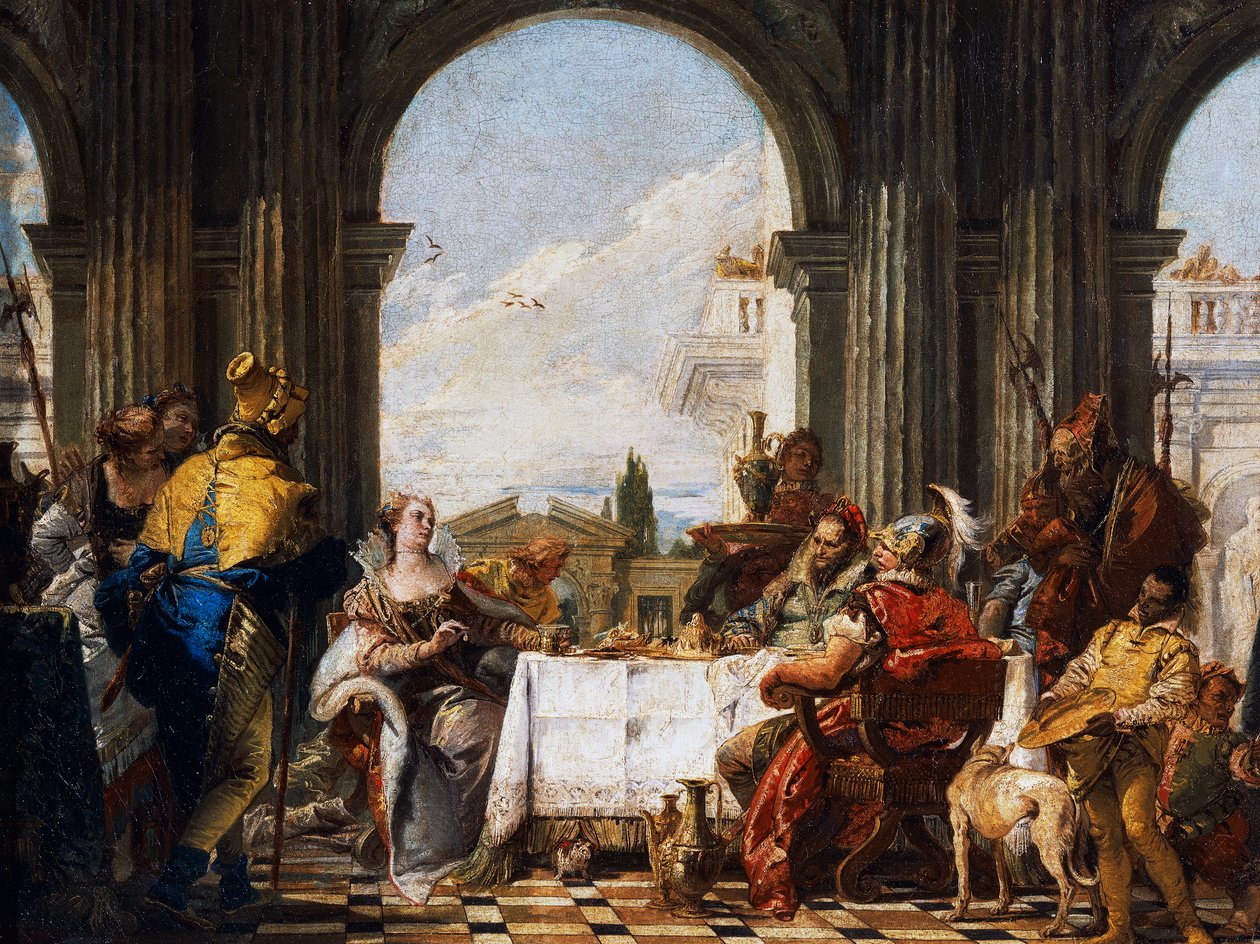 Kleopatras banket af Giovanni Battista Tiepolo