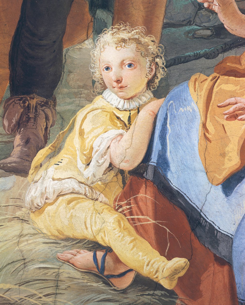 Barn, af Giambattista Tiepolo (1696-1770), freskomaleri, Ærkebispepaladset, Udine, Italien af Giovanni Battista Tiepolo