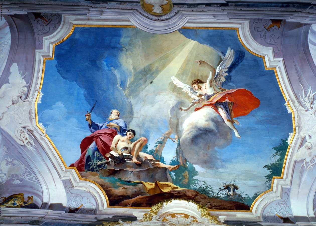 Abrahams offer (fresko) af Giovanni Battista (1696 1770) Tiepolo