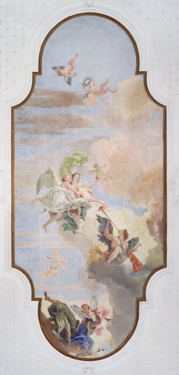 Modstandens og forsigtighedens triumf (fresco) af Giovanni Battista Tiepolo