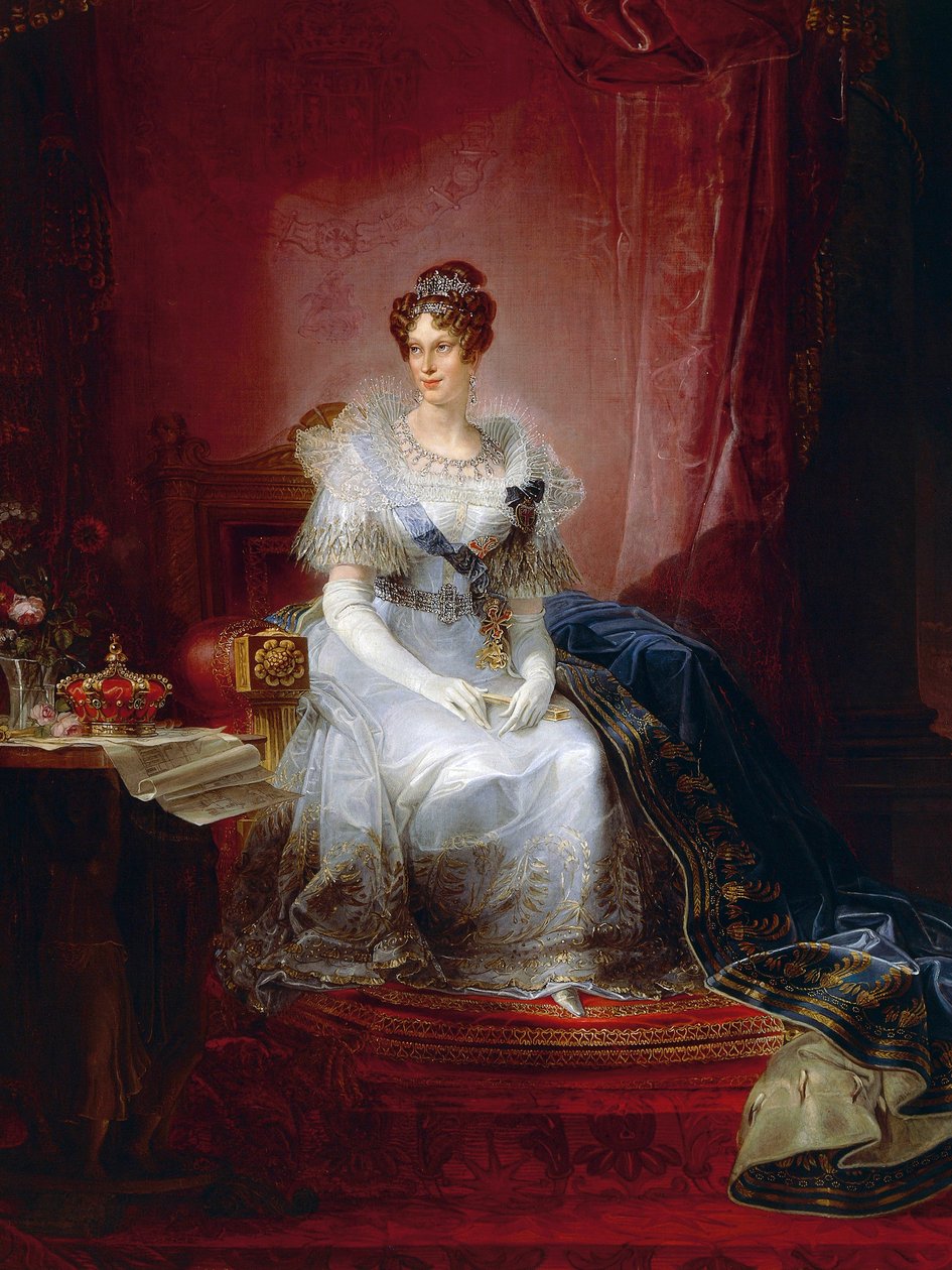 Portræt af Marie Louise, hertuginde af Parma (Wien af Giovanni Battista Borghesi