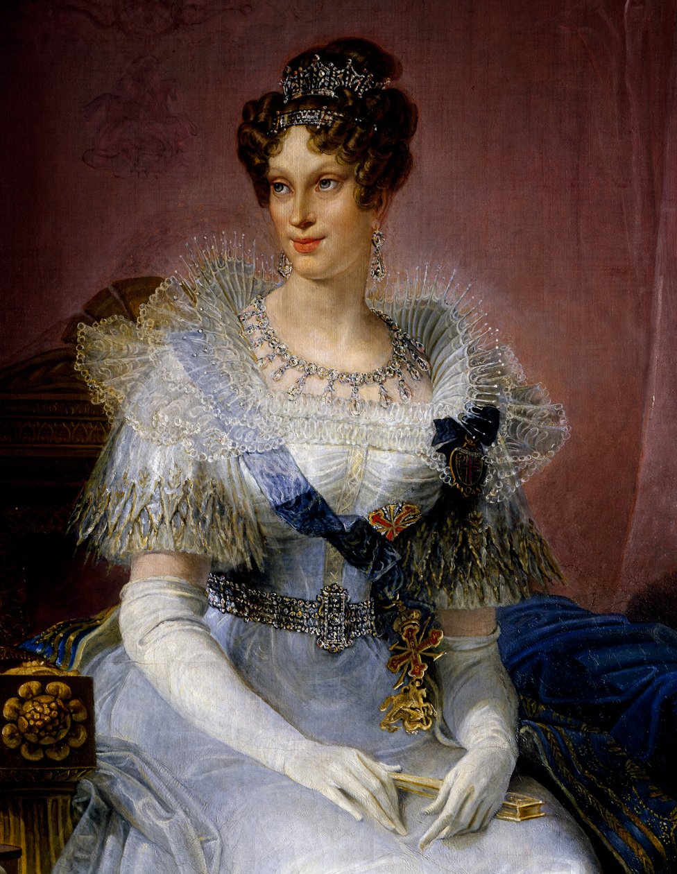 Portræt af Marie Louise, hertuginde af Parma (Wien af Giovanni Battista Borghesi