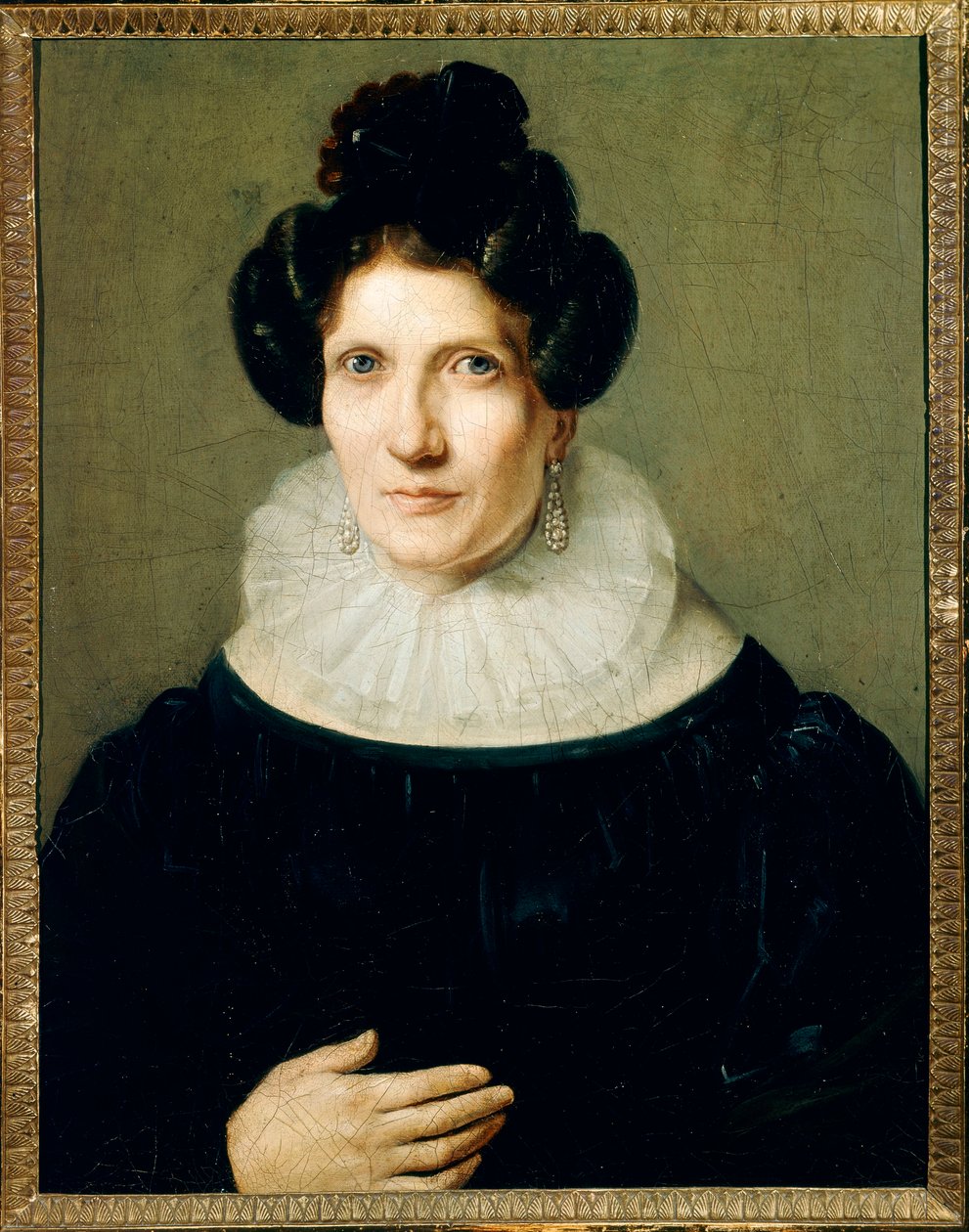 Portræt af Marie Louise af Habsbourg Lorraine, franskmændenes imperatrice (1791-1847) i en alder af 50 år (1791-1847) af Giovanni Battista Borghesi