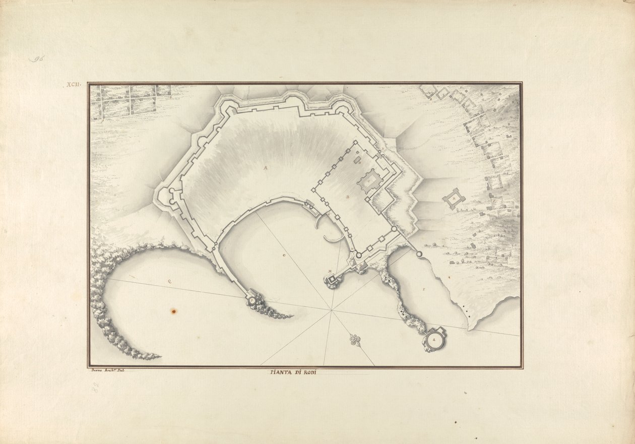 Rhodos plante af Giovanni Battista Borra