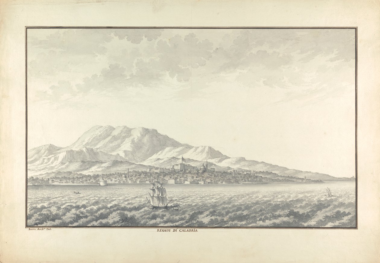 Reggio af Calabrien af Giovanni Battista Borra