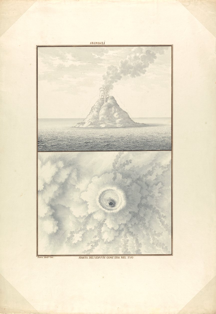 Stromboli af Giovanni Battista Borra