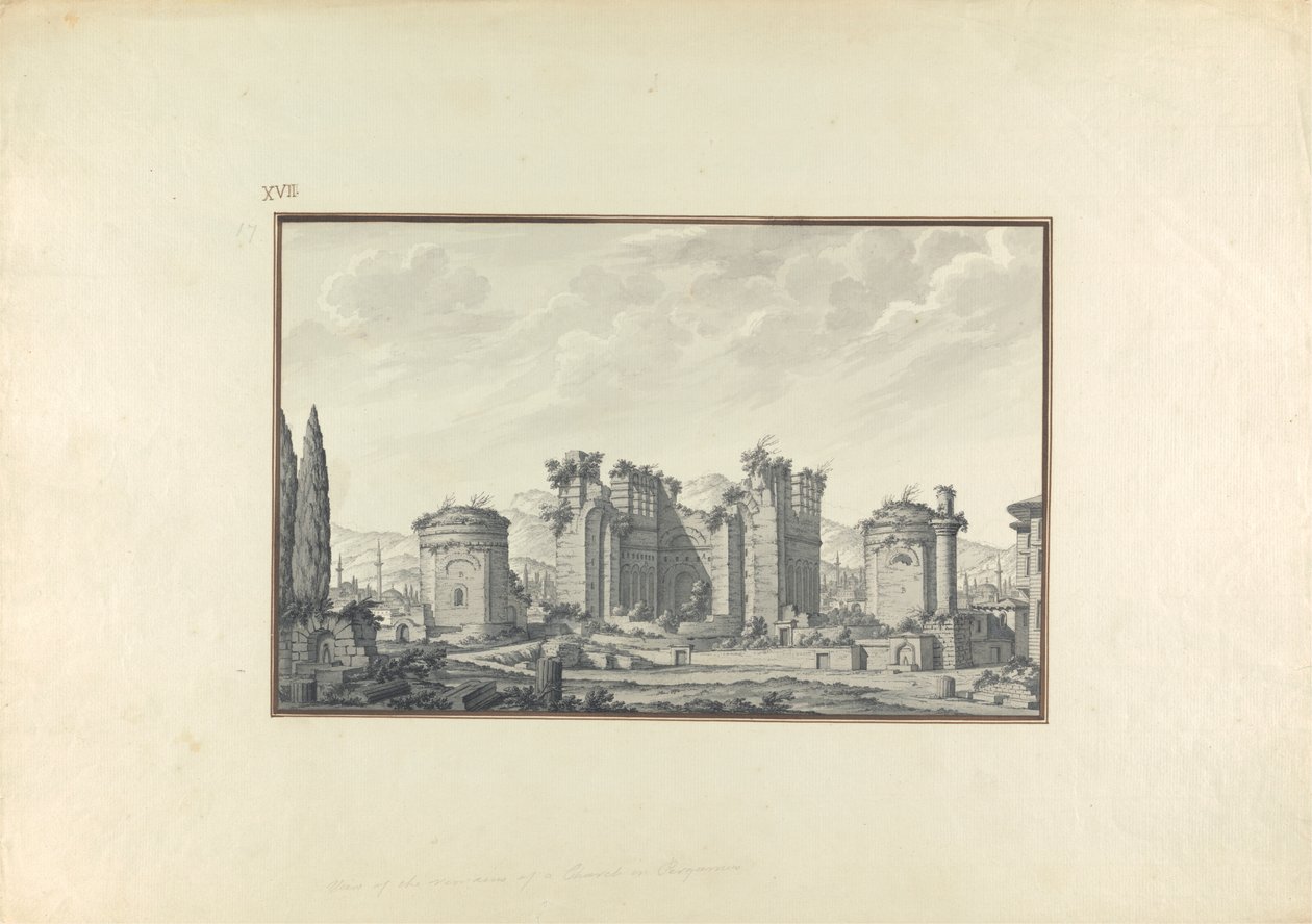 Basilikaen i Pergamon af Giovanni Battista Borra