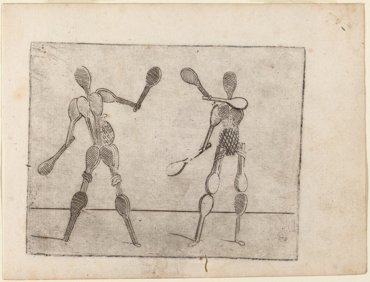 Fra "Bizzarie di diverse figurer" af Giovanni Battista Bracelli