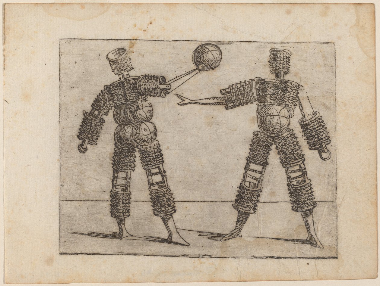 Fra "Bizzarie di diverse figurer" af Giovanni Battista Bracelli