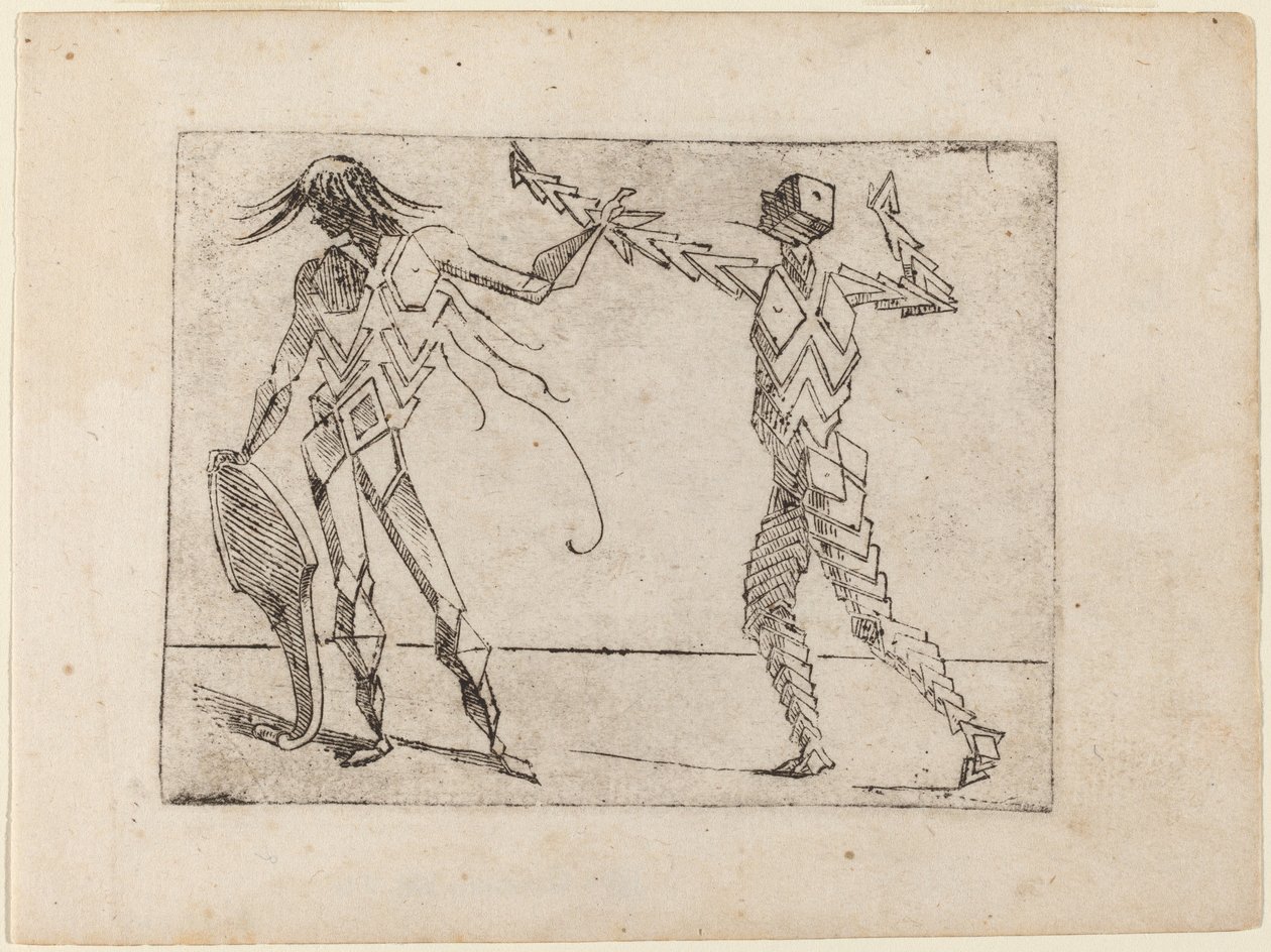 Fra "Bizzarie di diverse figurer" af Giovanni Battista Bracelli