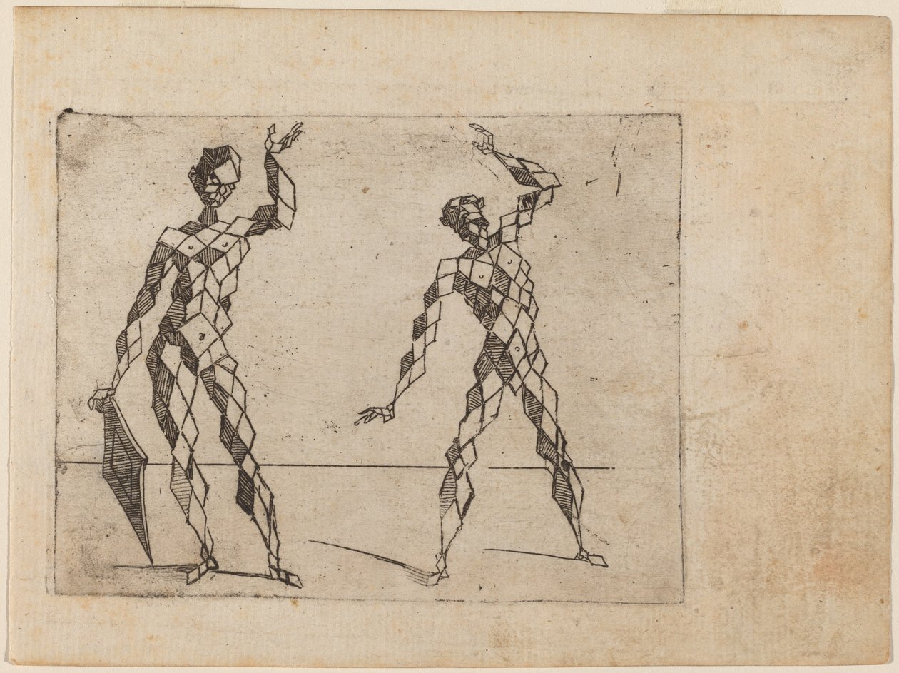 Fra "Bizzarie di diverse figurer" af Giovanni Battista Bracelli