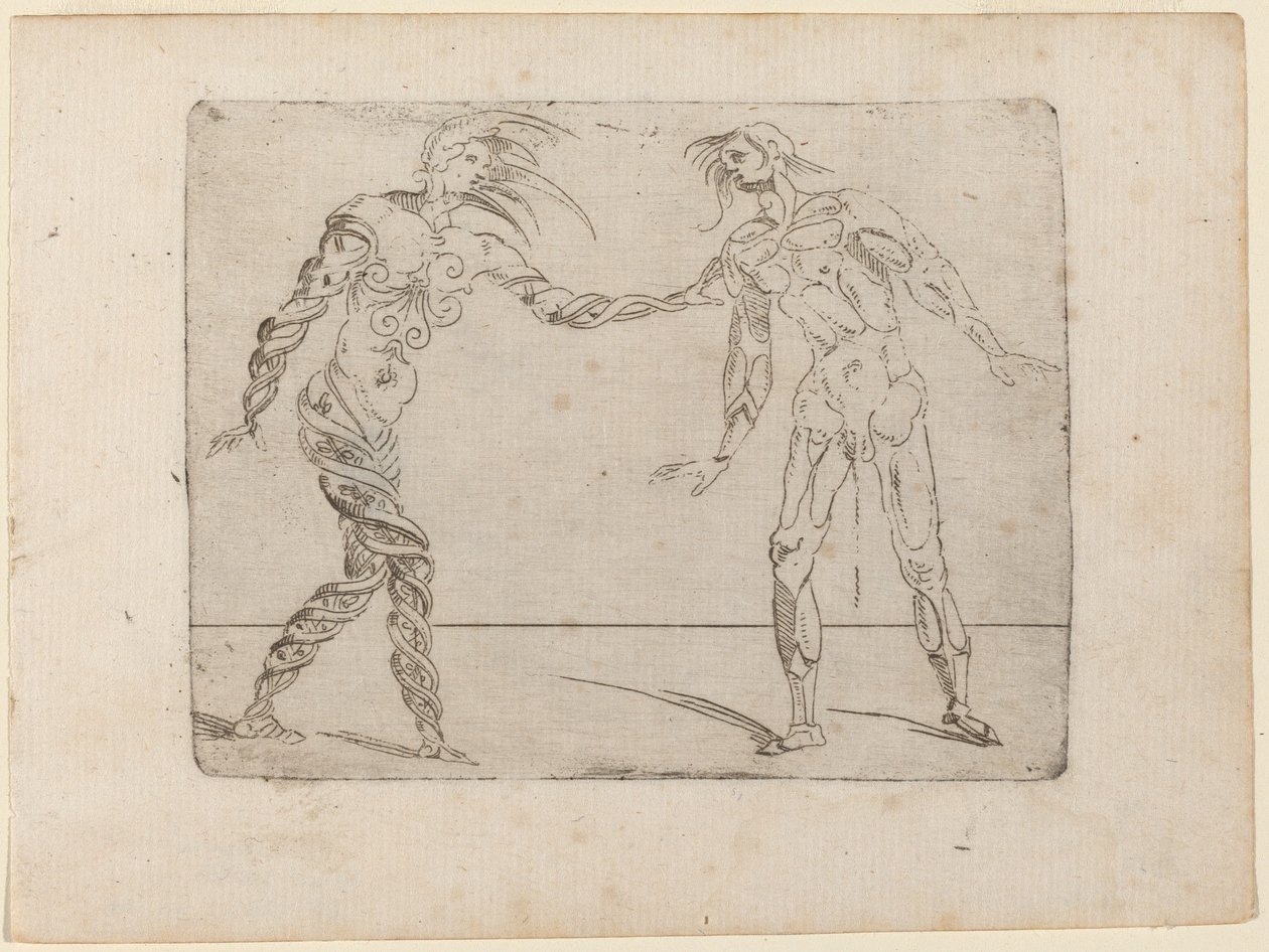 Fra "Bizzarie di diverse figurer" af Giovanni Battista Bracelli