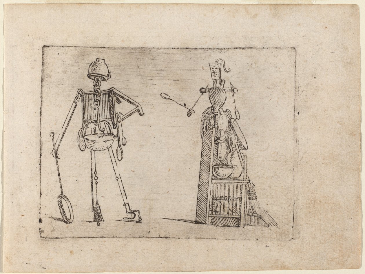 Fra "Bizzarie di diverse figurer" af Giovanni Battista Bracelli