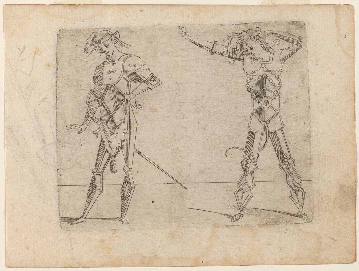 Fra "Bizzarie di diverse figurer" af Giovanni Battista Bracelli
