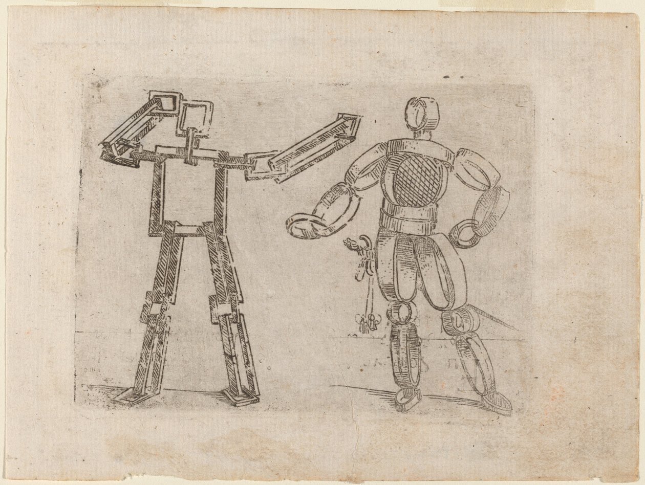 Fra "Bizzarie di diverse figurer" af Giovanni Battista Bracelli