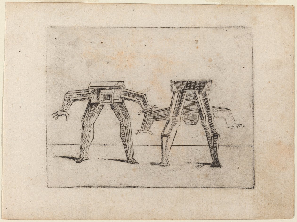 Fra "Bizzarie di diverse figurer" af Giovanni Battista Bracelli