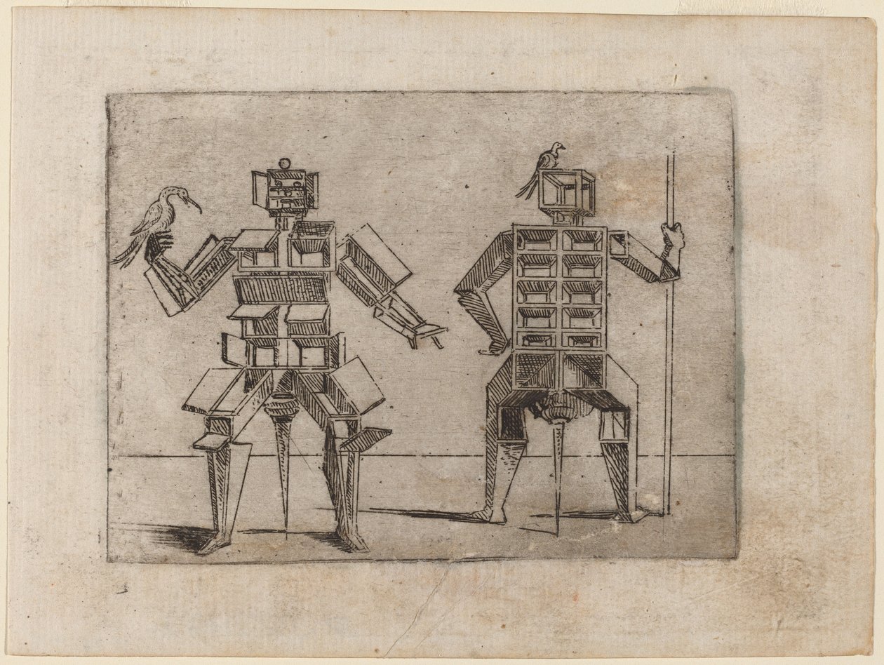 Fra "Bizzarie di diverse figurer" af Giovanni Battista Bracelli