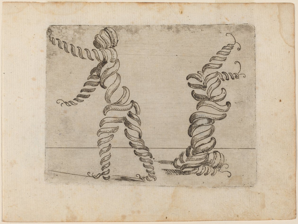 Fra "Bizzarie di diverse figurer" af Giovanni Battista Bracelli