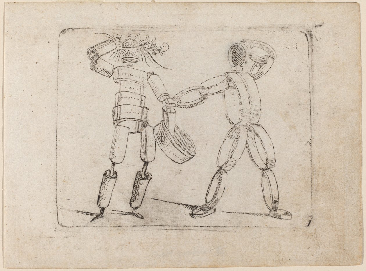 Fra "Bizzarie di diverse figurer" af Giovanni Battista Bracelli