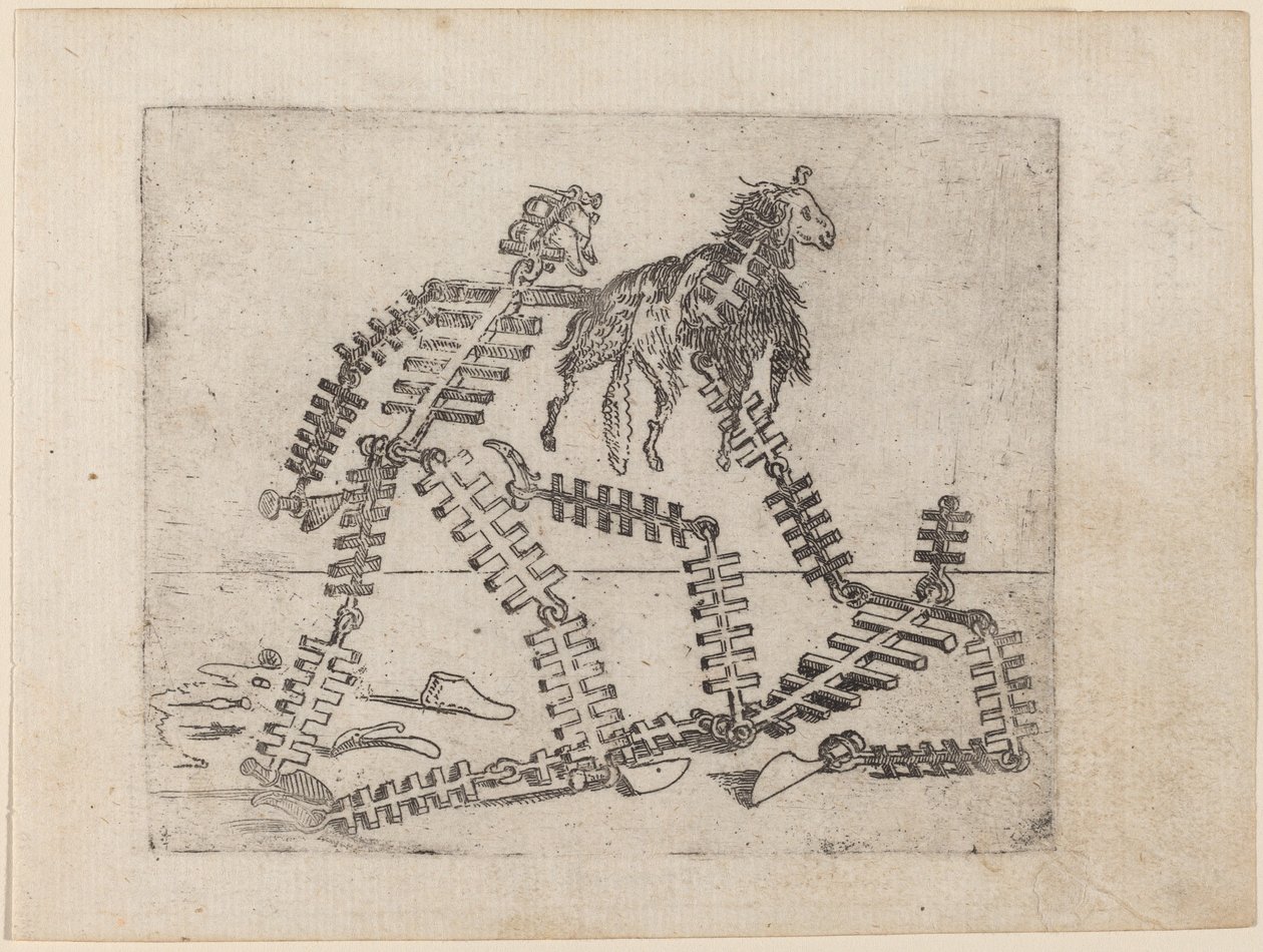 Fra "Bizzarie di diverse figurer" af Giovanni Battista Bracelli