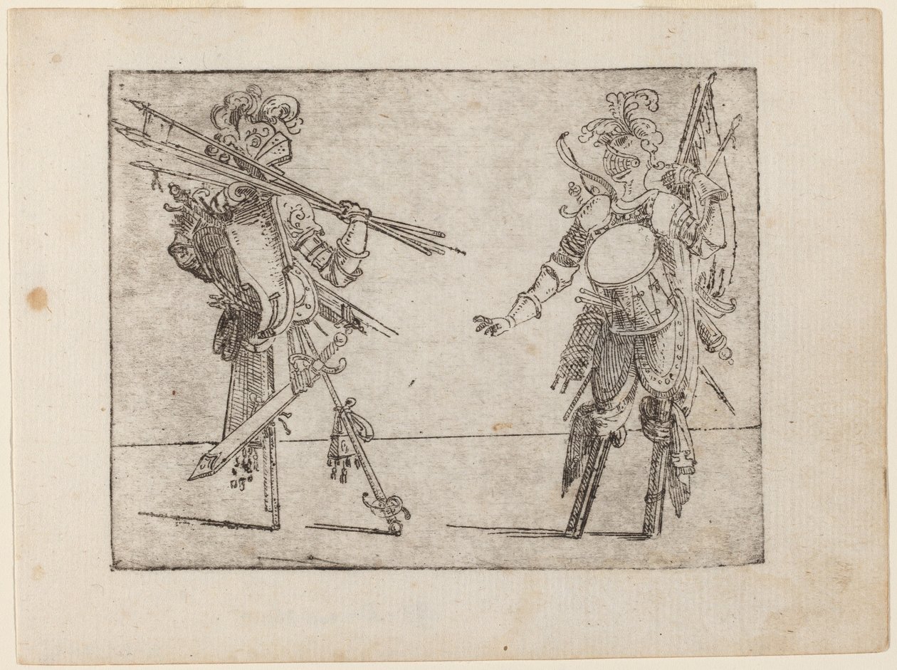 Fra "Bizzarie di diverse figurer" af Giovanni Battista Bracelli