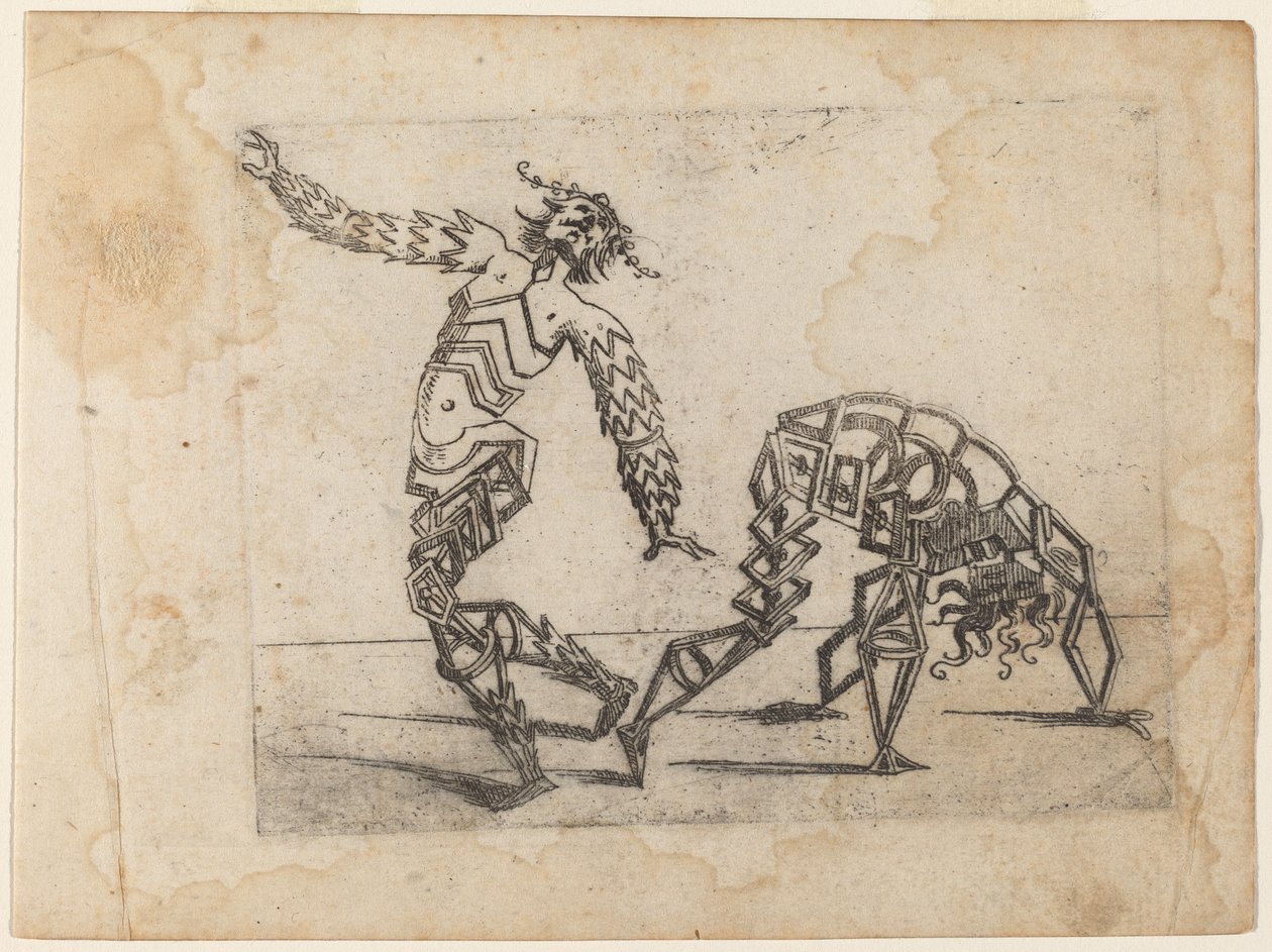 Fra "Bizzarie di diverse figurer" af Giovanni Battista Bracelli