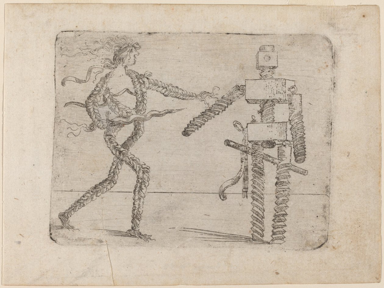 Fra "Bizzarie di diverse figurer" af Giovanni Battista Bracelli